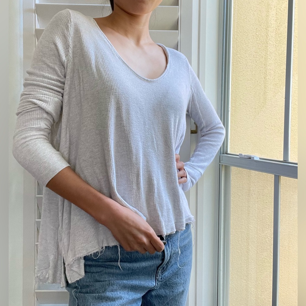 We The Free Free People Raw Hem Sweatshirt